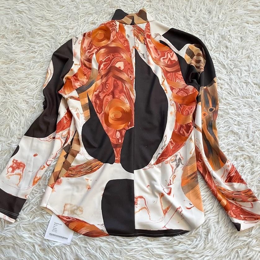 新品タグ付 23aw mame kurogouchi マメクロゴウチ マメ MARBLE PRINT