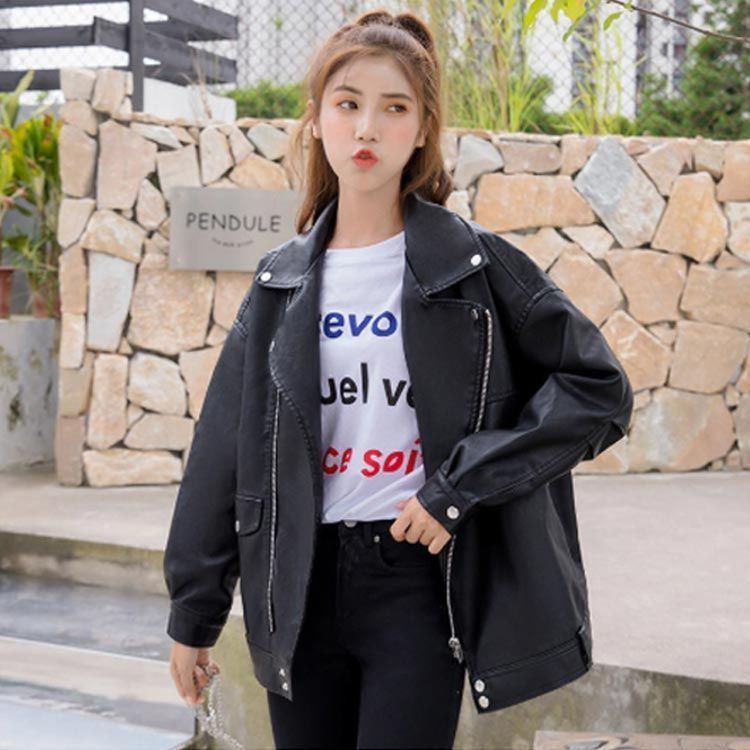 秋冬 ダブルライダース オーバーサイズ ライダースジャケット フェイクレザー 大きいサイズ レザージャケット 春 ビッグシルエット ゆったり 大人 バイクジャケット アウター 皮ジャン カジュアル 革 conne596808 GULLKHAN_COM