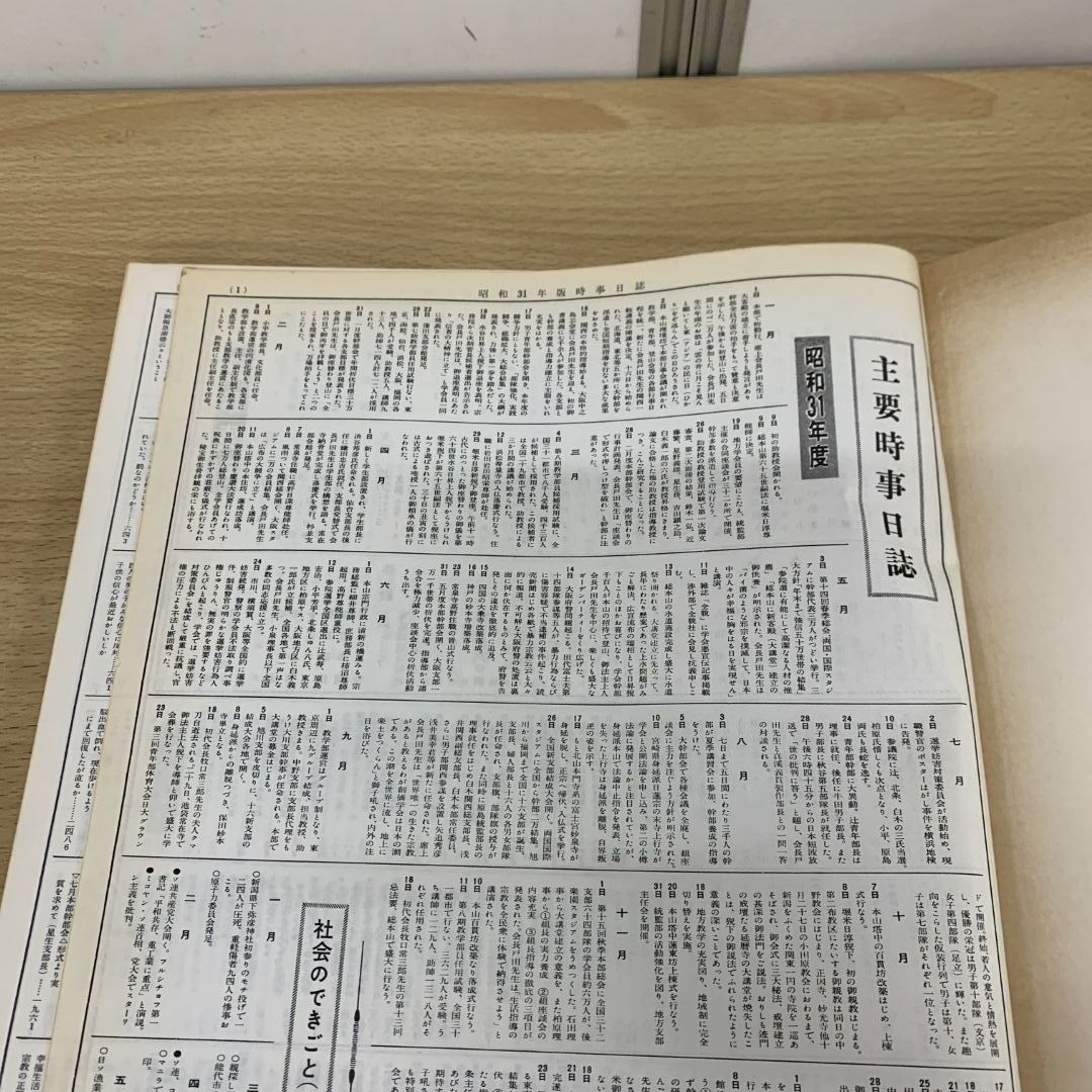 ▲01)【同梱不可】聖教新聞 縮刷版 No.3 昭和31年度/聖教新聞社/昭和36年発行/宗教/哲学/思想/仏教/創価学会/池田大作/戸田城聖/A △01)【同梱不可】聖教新聞 縮刷版 No.3 昭和31年度/聖教新聞