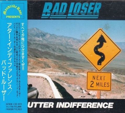 邦楽 BAD LOSER CD Bad Loser Utter Indifference 30MRCD019 Mandrake Root