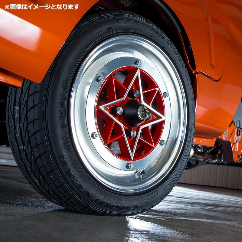 アルミホイール スターシャーク 4本セット タイヤ付き ハイゼット