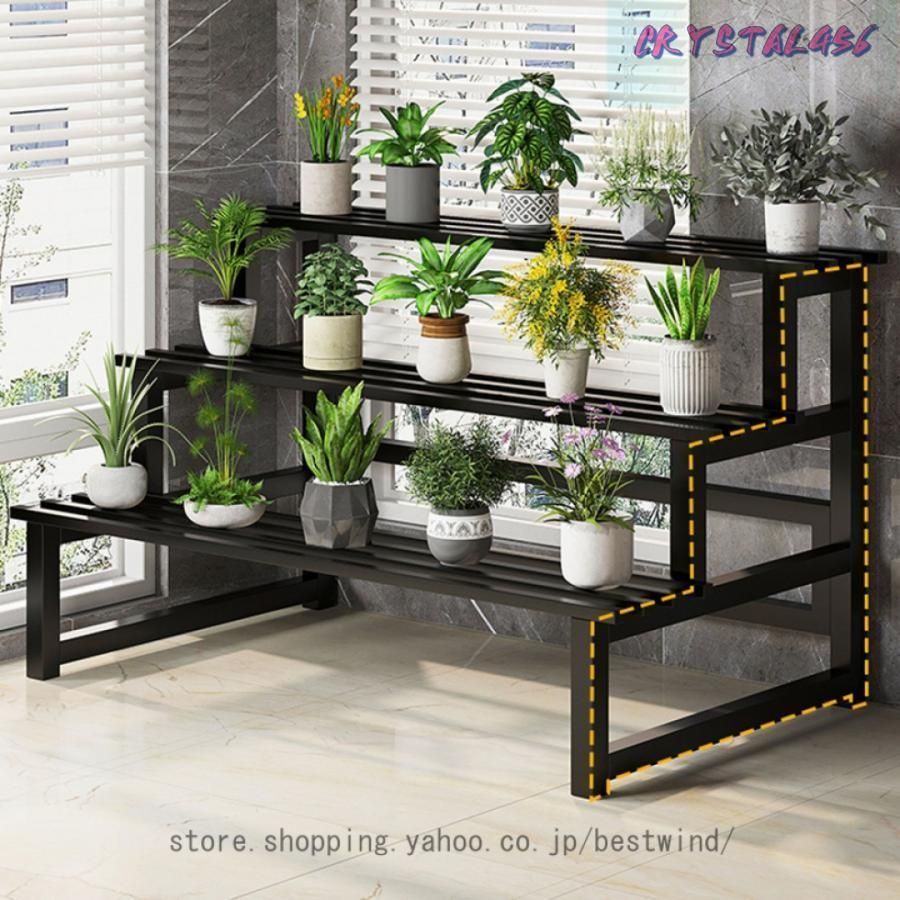 プランタースタンド プランター ラック スチールラック フラワースタンド ガーデンラック 鉢置き マルチ 棚 収納 家庭菜園 園芸用品 屋内 屋外 : MJKQ9 プランターラック 1段 ガーデンラック フラワースタンド スチールラック フラワーラック  フラワースタンド盆栽棚 植物棚 園芸ラック 花台 鉢植え スタンド 多肉植物棚 黒 屋外 室内 おしゃれ 簡単組み立て ガーデン用品 90*25*55  :