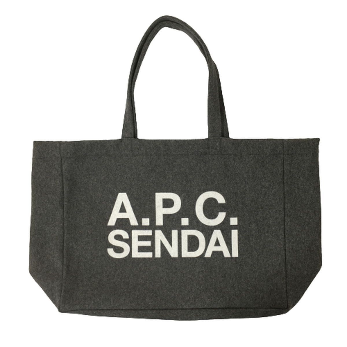 A.P.C. SENDAI トートバッグ フェルト生地 レターパックプラス