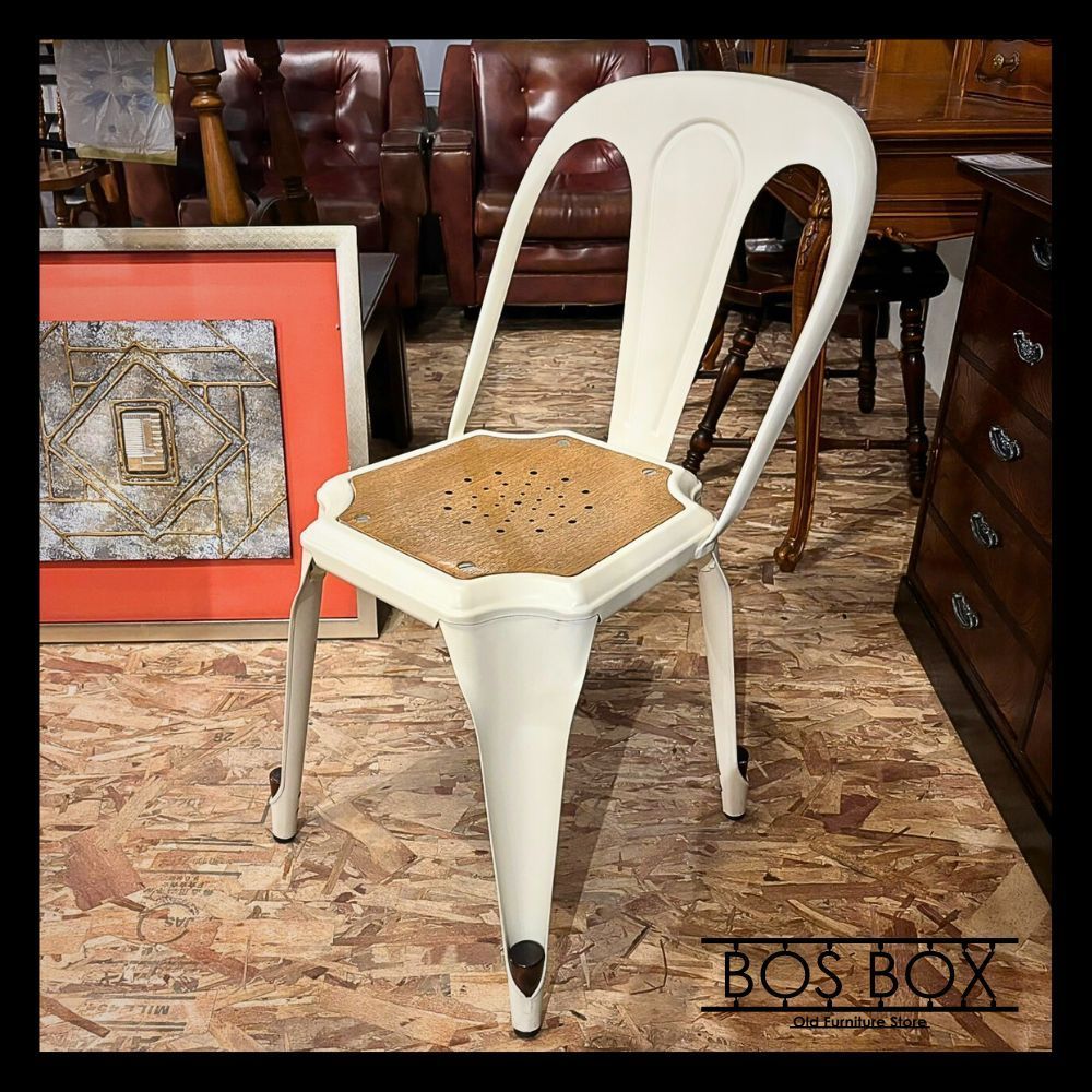 アンティーク調アイアンワイドチェア ワイヤーワイドチェア(シルバー系