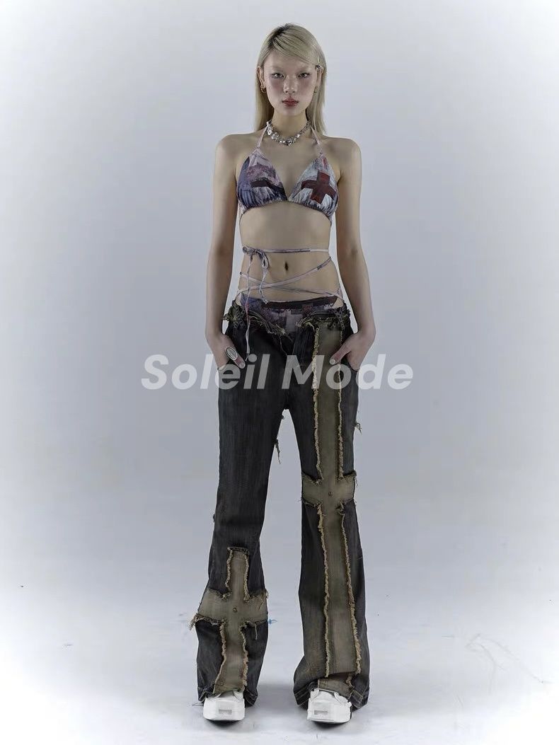 即購可NO ROMANCE 禁断ロマンスシリーズY2Kギャルストラップビキニ水着 NO ROMANCE 禁断ロマンスシリーズY2Kギャルストラップビキニ水着