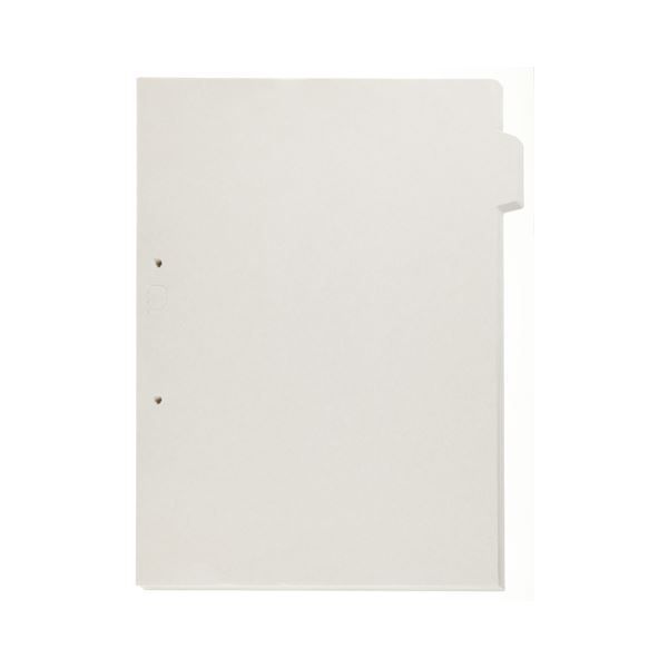 まとめ キングジム インデックス A4タテ 2穴 1色1山 グレー 907T20-GY 1パック 20枚 ×10セット