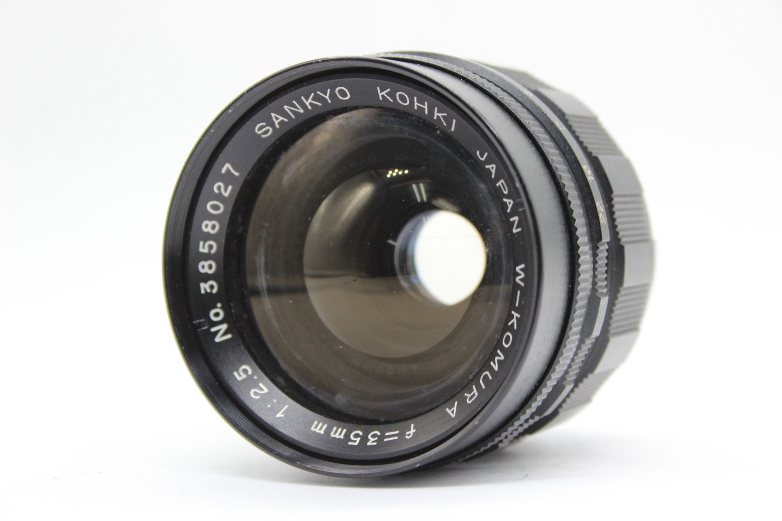 【訳あり品】 Sankyo Kohki W-Komura 35mm F2.5 プリセット絞り SRマウント レンズ s6947