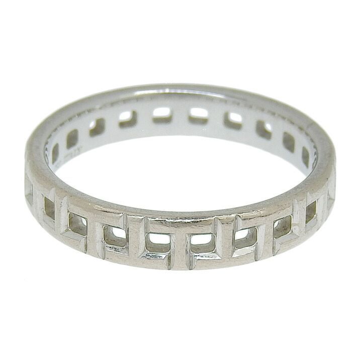 ティファニー Tトゥルー ナローリング K18WGホワイトゴールド 8号 指輪