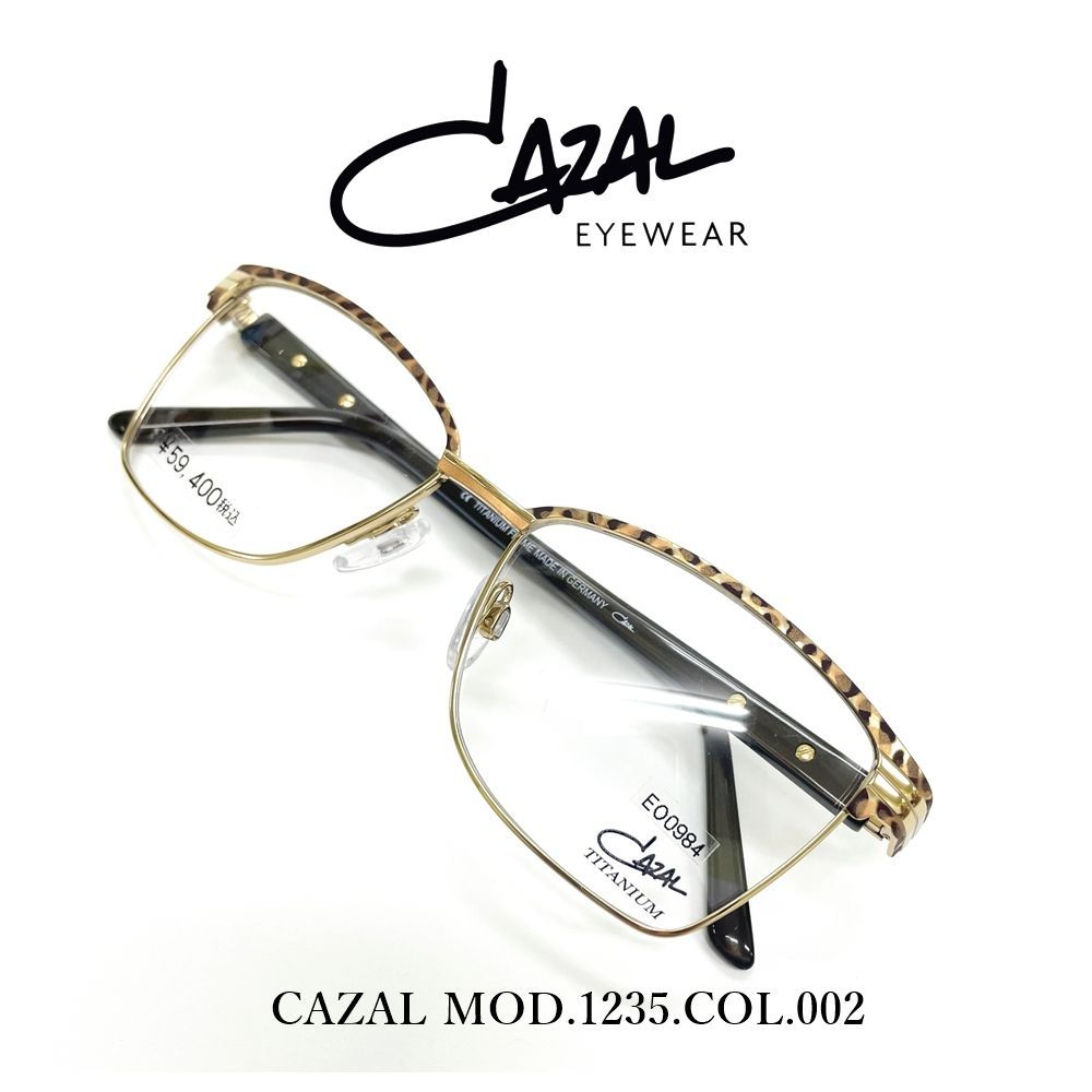 【新品】CAZAL カザール メガネフレーム MOD.1235 COL.002 新品】CAZAL カザール メガネフレーム MOD.1235 COL.002