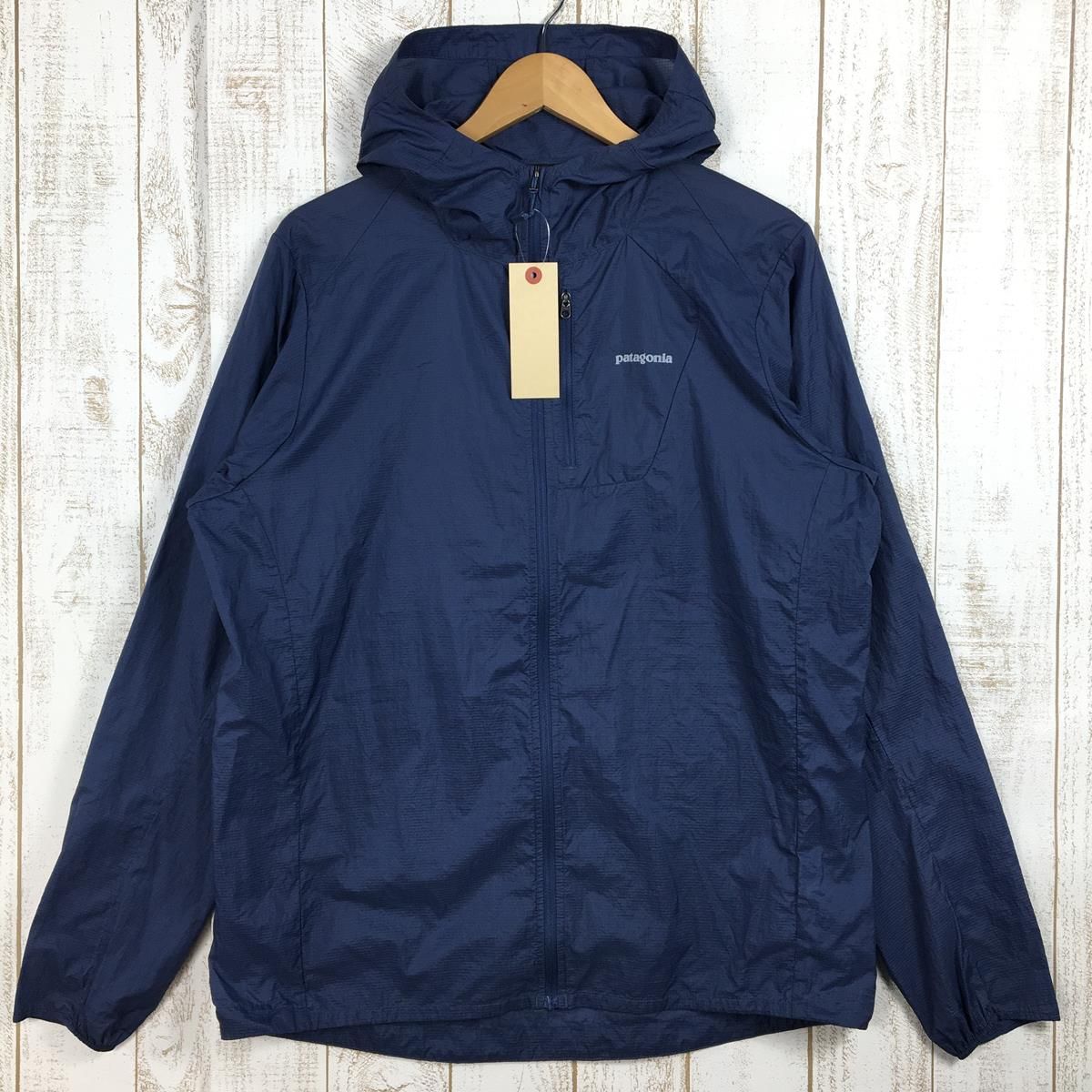 MENs L パタゴニア フーディニ ジャケット Houdini Jacket ウィンドシェル フーディ PATAGONIA 24141 DLMB  Dolomite Blue ネイビー系 - メルカリ