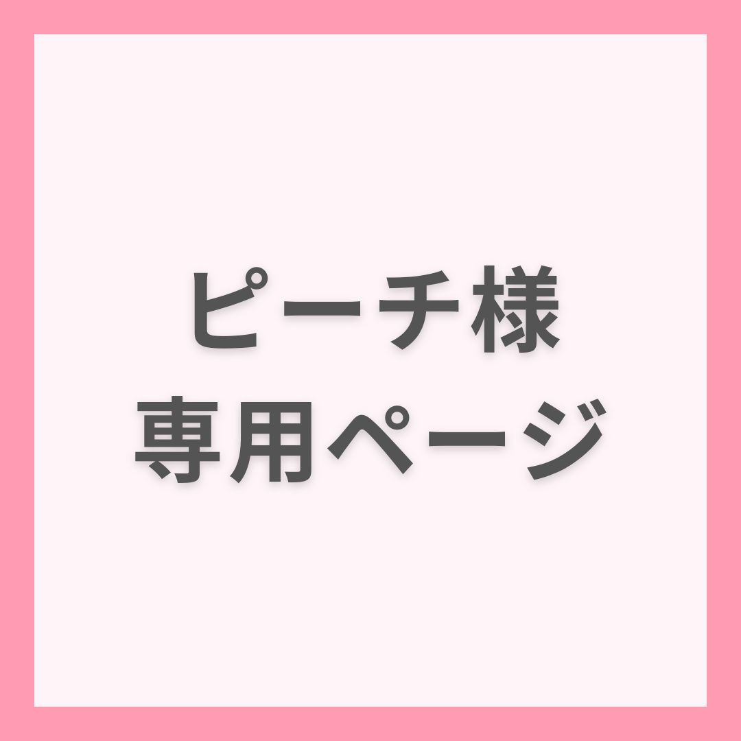 専用ページ2点 ピーチ様専用ページ ピーチvvv様専用ページ