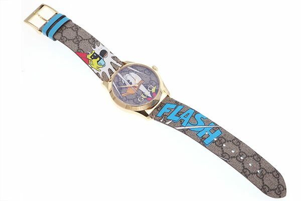 【稼働】 GUCCI ドナルド 126.4 グッチ × ディズニー 男女兼用限定 GUCCI G Timeless 126.4 Disney collaboration Donald Duck