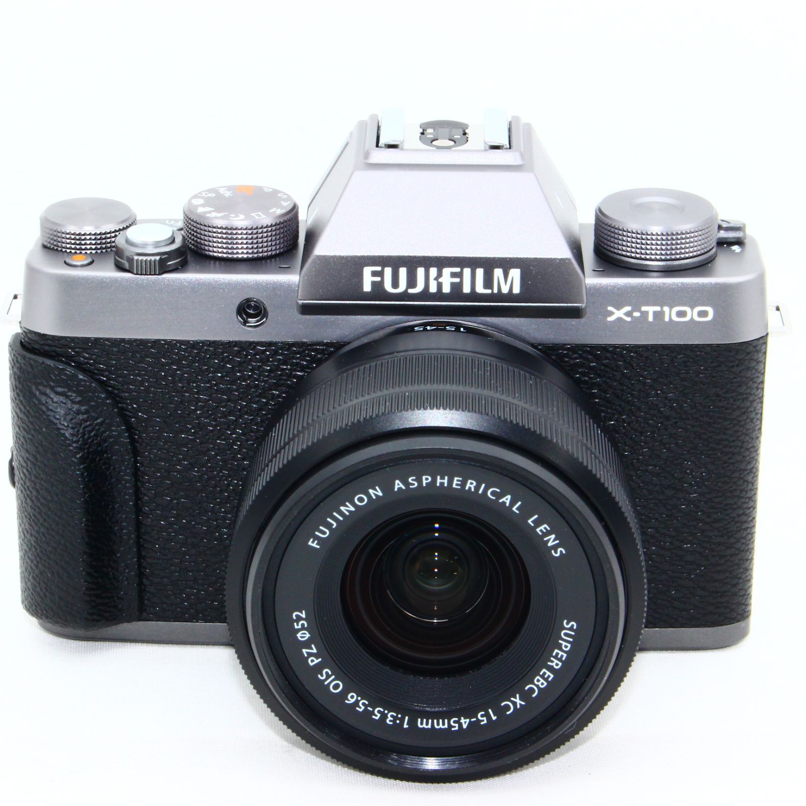 FUJIFILM ミラーレス一眼 X-T100レンズキット ダークシルバー