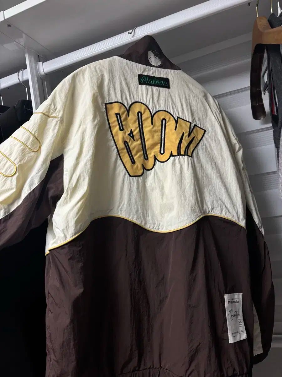 MALBON GOLF マルボンゴルフ ゴルフ ウィンドブレーカー ジャケット アイボリー ブラウン LLC-HASEGAWATOSO_COM