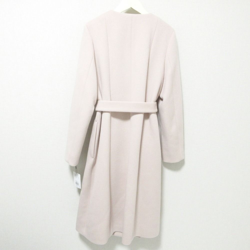 未使用 21AW ESTNATION エストネーション ベルテッド ノーカラーロング  