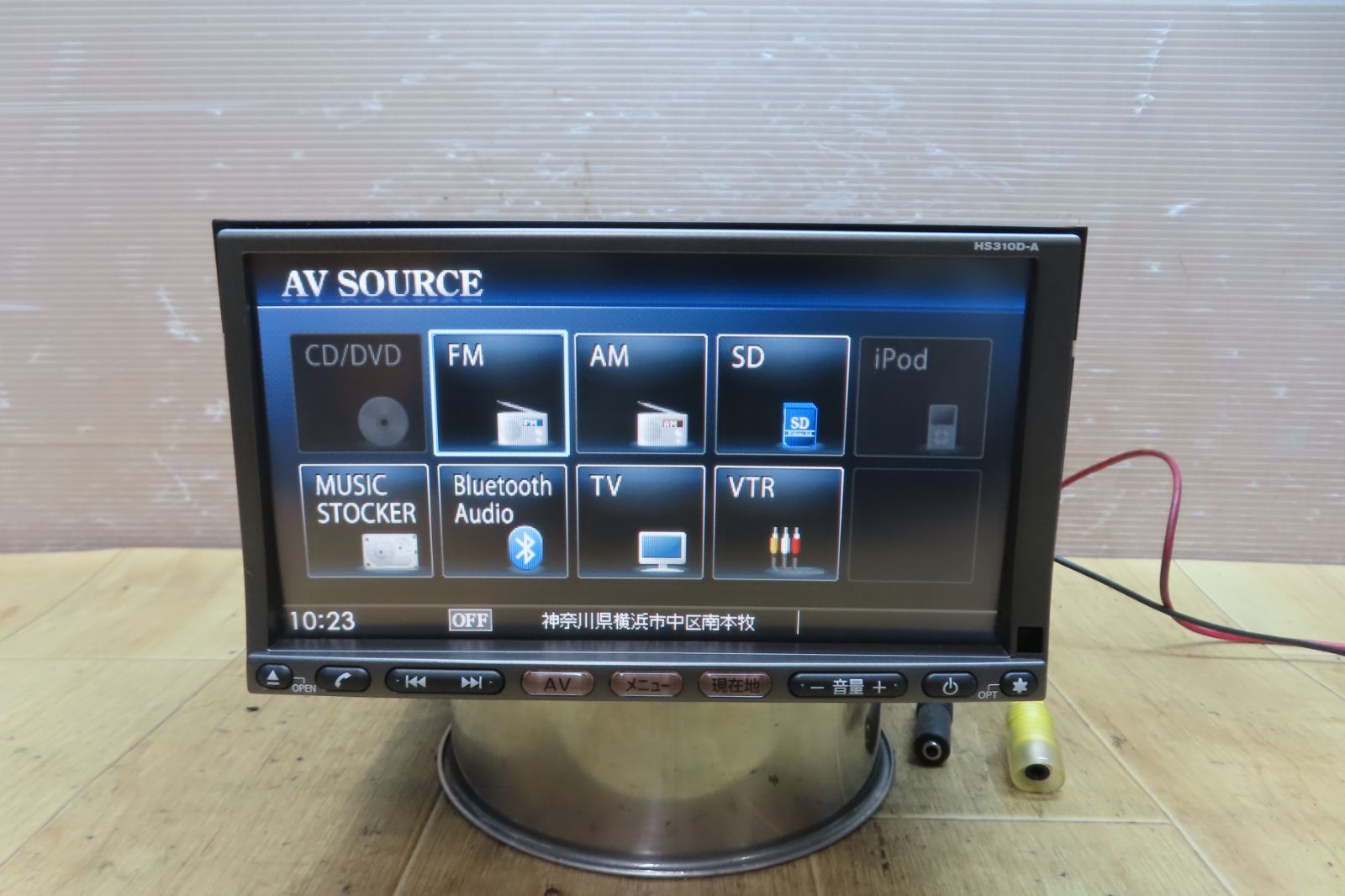 動作保証付☆A1532/日産純正 HS310D-A HDDナビ 地図2010年 地デジTV 