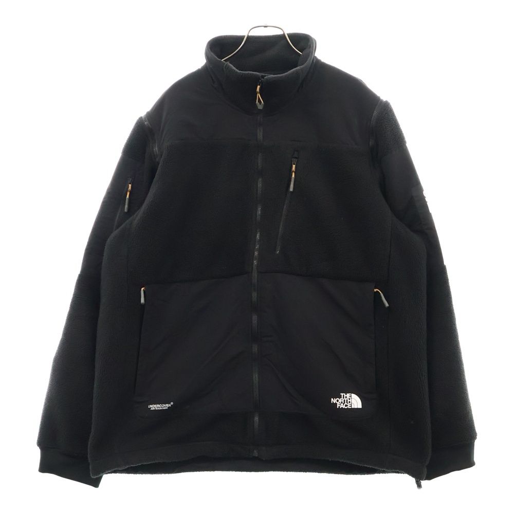 THE NORTH FACE ザノースフェイス 23AW ×UNDERCOVER SOUKUU Zip-Off Fleece Jacket アンダーカバー ジップアップ フリースジャケット ブラック NF0A84S7