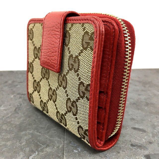 370 送料込み! 未使用品 GUCCI コンパクトウォレット 346096 GG 370 送料込み! 未使用品 GUCCI コンパクトウォレット 346096 GG
