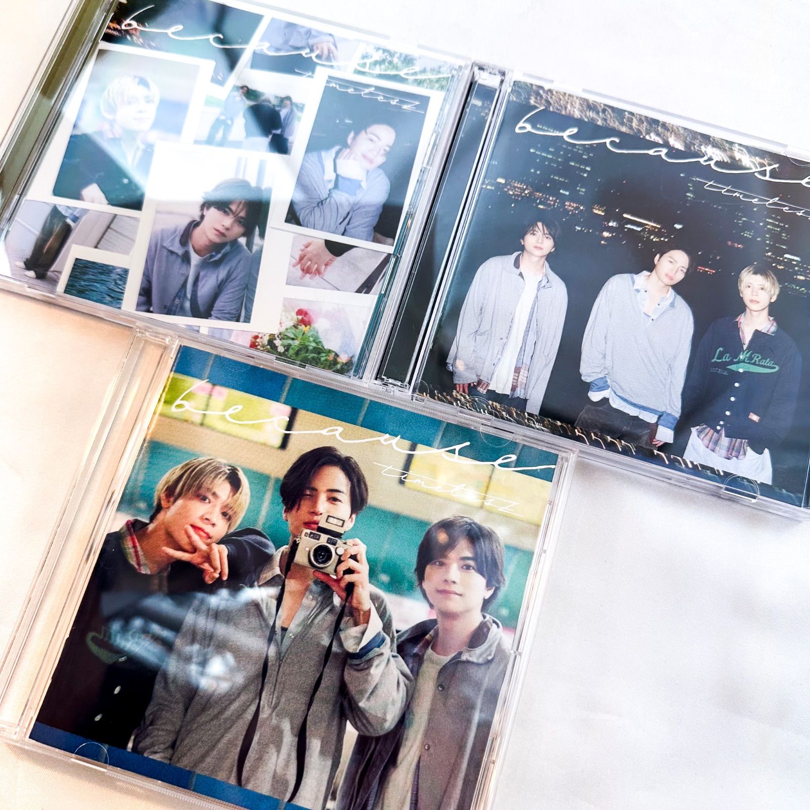 timelesz because CD 初回A 初回B 通常盤 Amazon.co.jp: because (初回限定盤A) - timelesz (DVD付