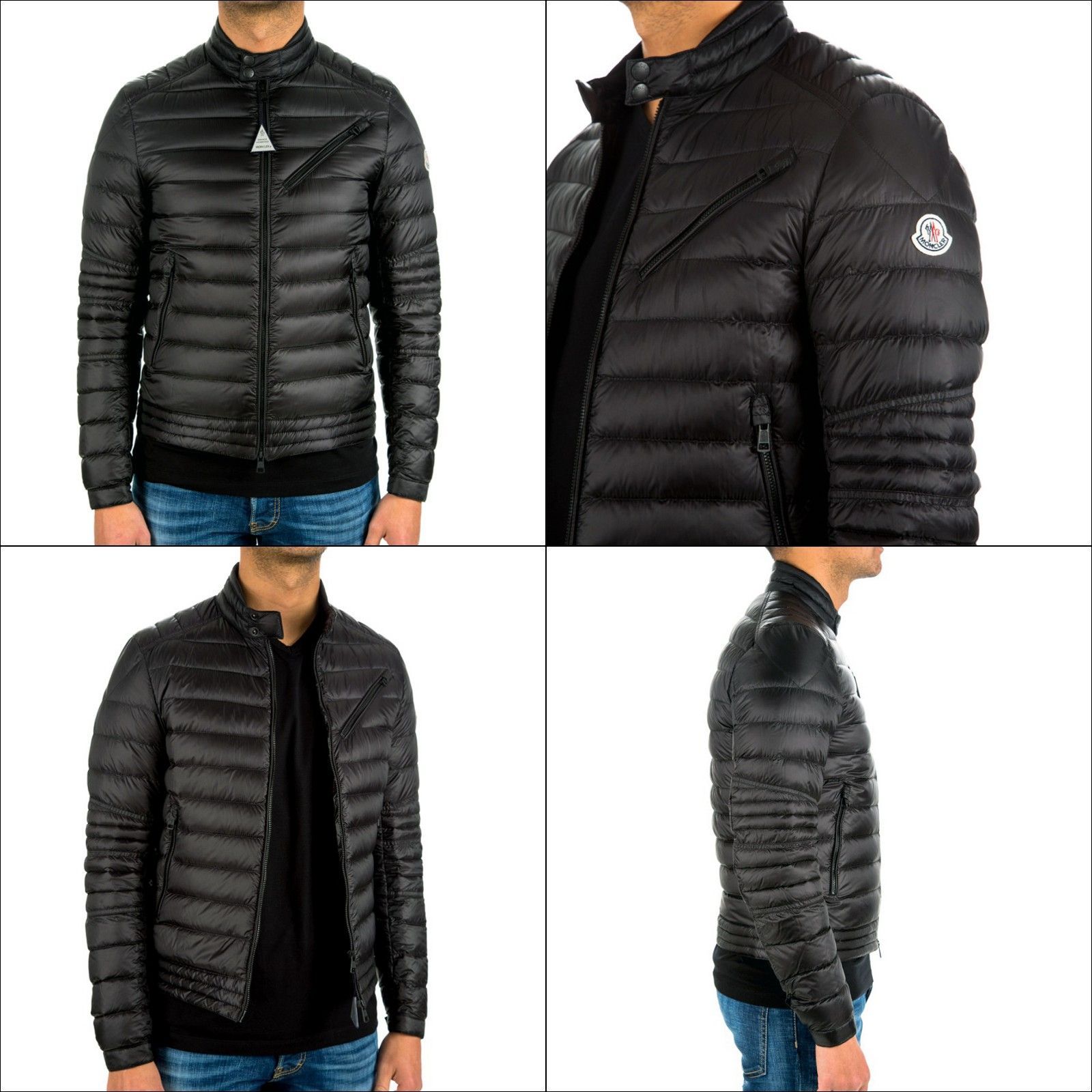 MONCLER ROYAT 4095899 ブラック ダウンジャケット ブルゾン - メルカリ