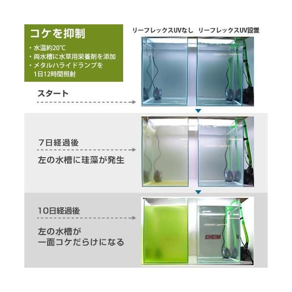 エーハイム リーフレックスUV殺菌灯 350 適合水量80～350L|淡水 海水両用|水槽用 3721300