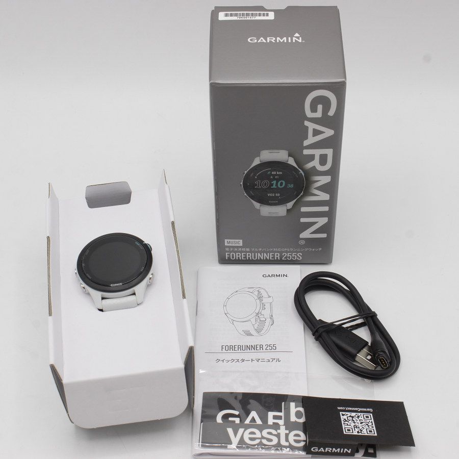 GARMIN Forerunner 255S Music White 010-02641-77 スマートウォッチ