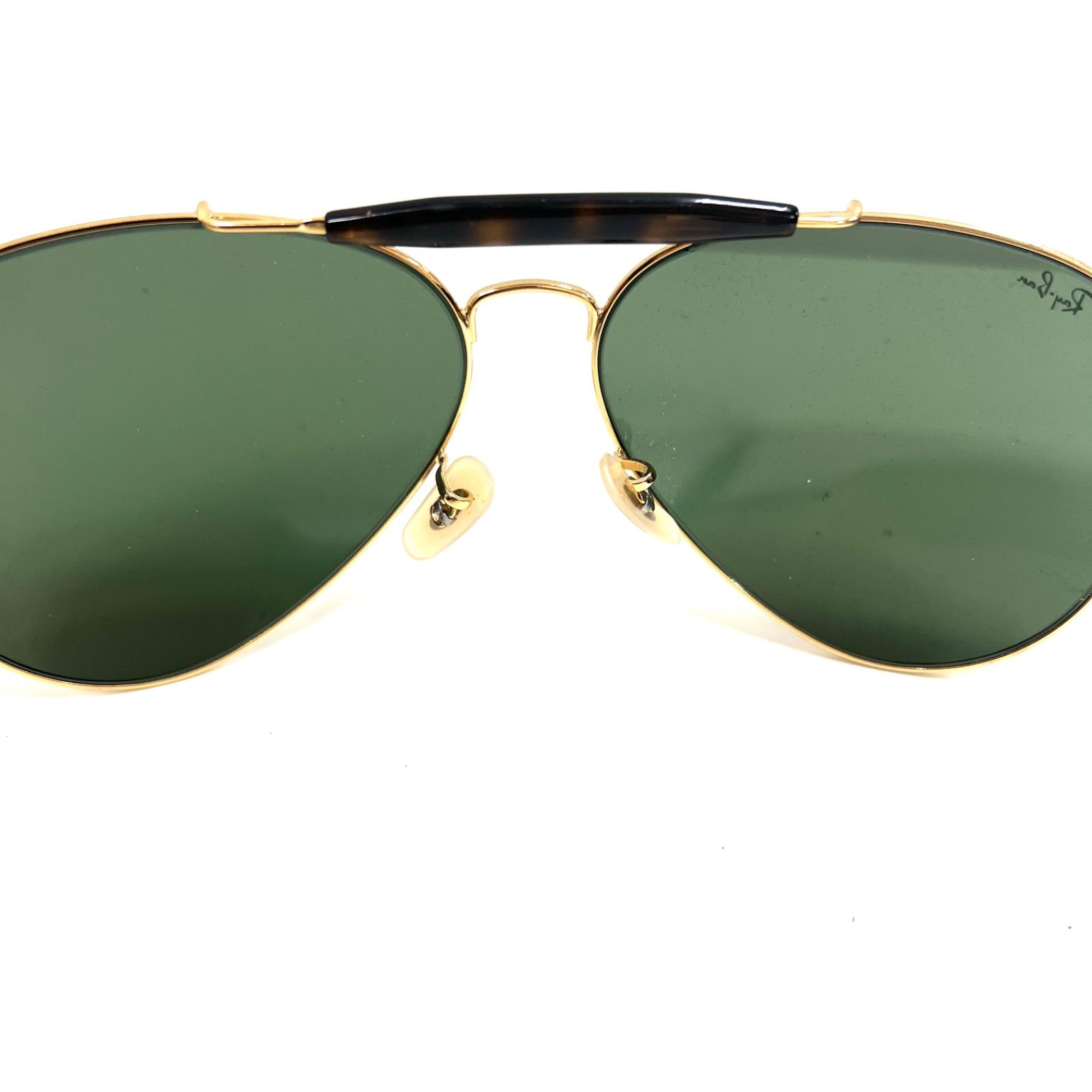 未使用レベル】Ray-Ban レイバン サングラス ゴールドフレーム べっ甲 