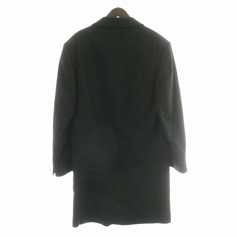 ジャンニヴェルサーチ カシミア100% 黒チェスターコート ジャンニヴェルサーチ ヴェルサーチェ GIANNI VERSACE