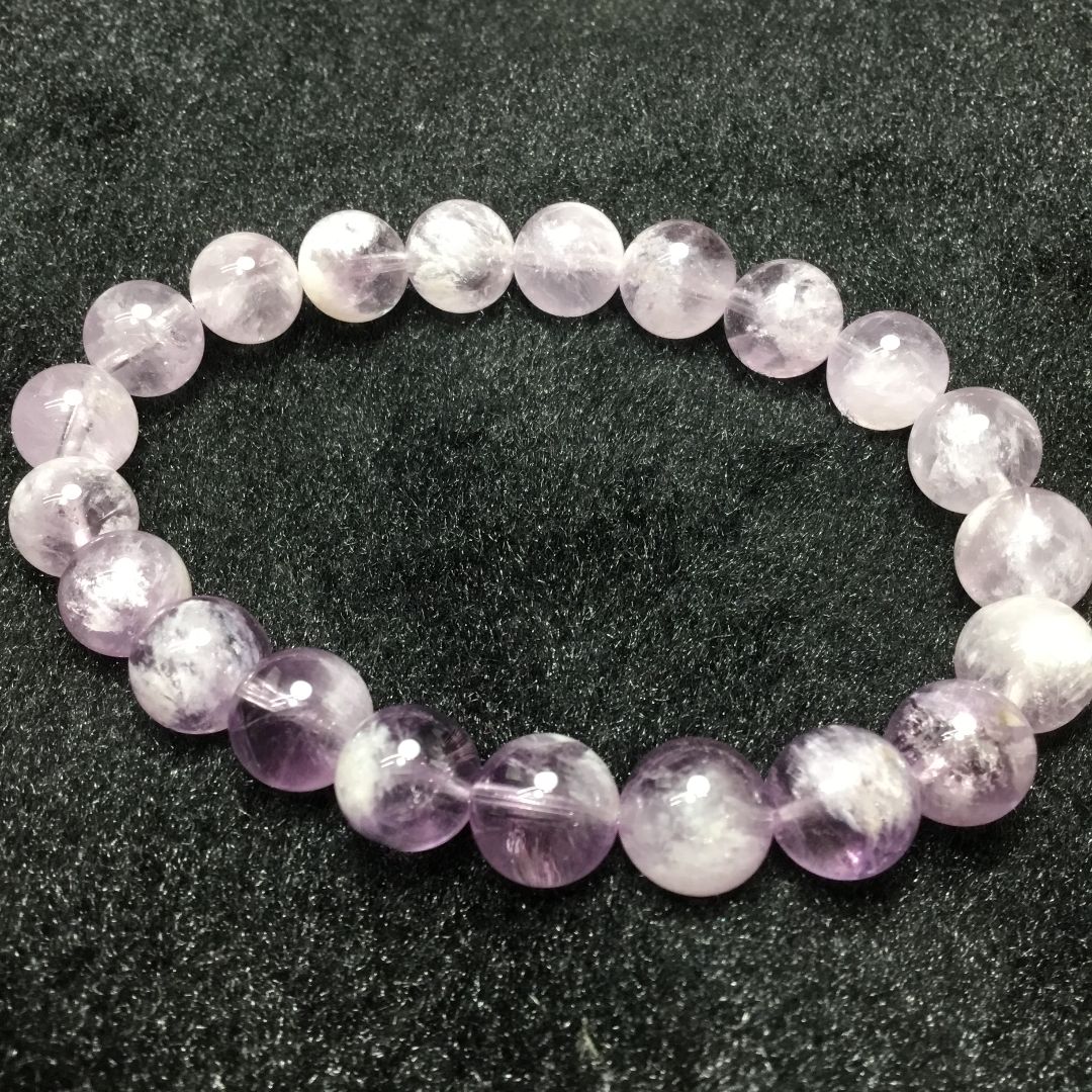 紫白幽霊水晶 アメジスト＆水晶の共生✨ヒーリング効果✨癒し✨美しさ