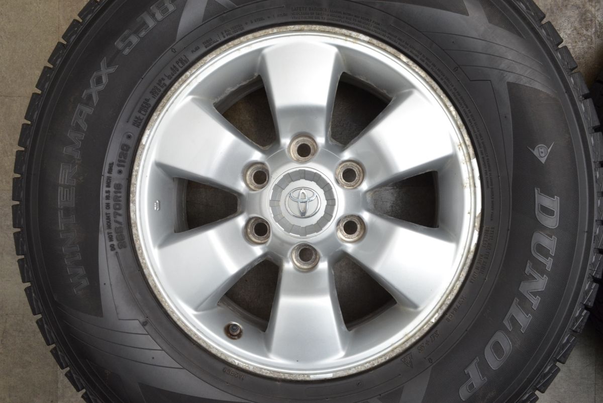 超バリ溝】トヨタ ハイラックスサーフ 純正 16in 7J +30 PCD139 超バリ溝】トヨタ ハイラックスサーフ 純正 16in 7J +30 PCD139
