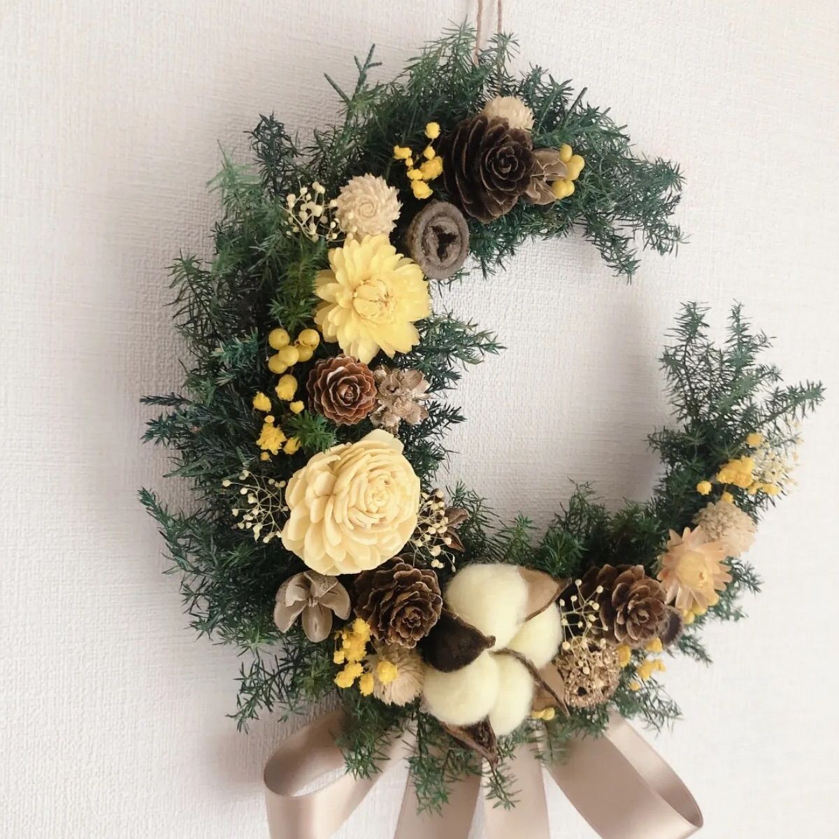 クリスマスリース 18 三日月 - メルカリ