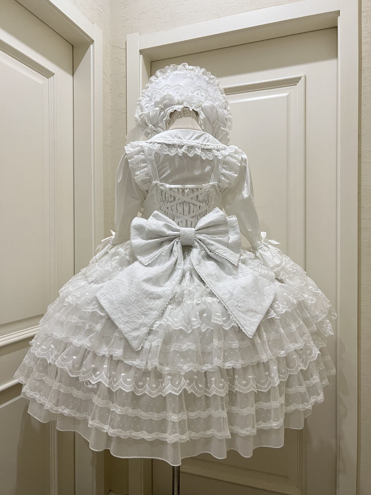 ロリータ ドレス JSK 水色 M レース リボン 新品未使用 ロリータ ドレス JSK 水色 M レース リボン 新品未使用 - メルカリ