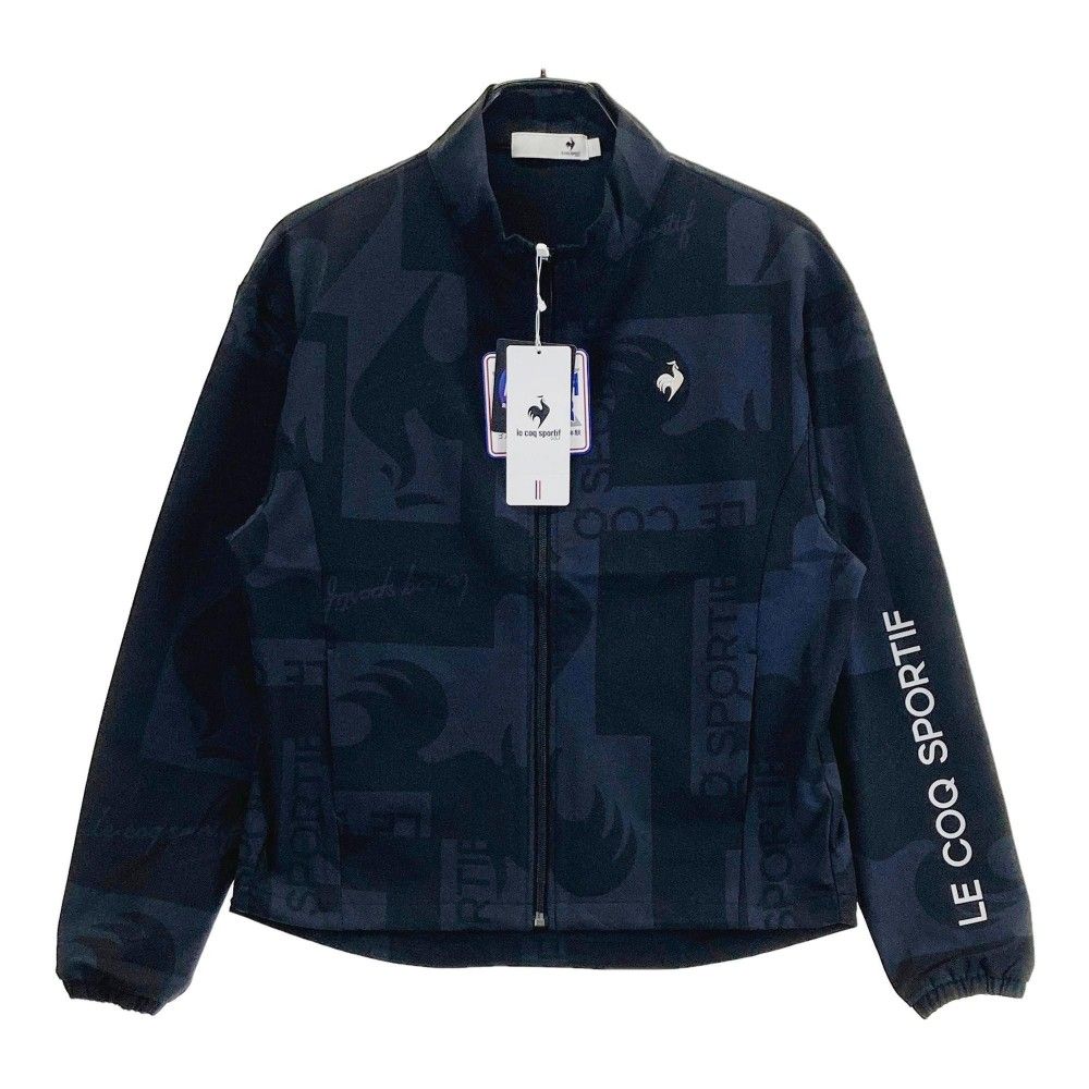 サイズ L LE COQ GOLF ルコックゴルフ LG4FWB00L ジップジャケット 総柄 ブラック系 240101460545 ゴルフウェア レディース ストスト