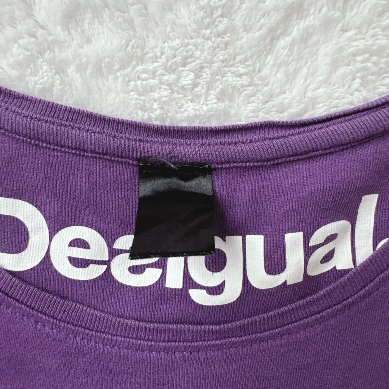 Desigual  デシグアル　半袖Tシャツ Tシャツ 半袖　紫　M