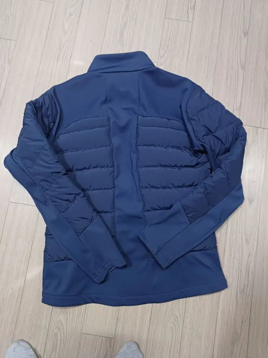 SELEWA ブルー 軽量 ダウン ジャケット 95