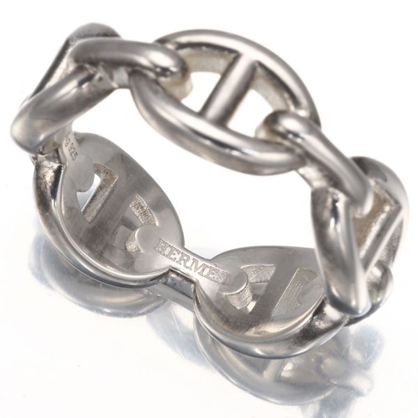エルメス リング シェーヌダンクル アンシェネ PM 54号 シルバー