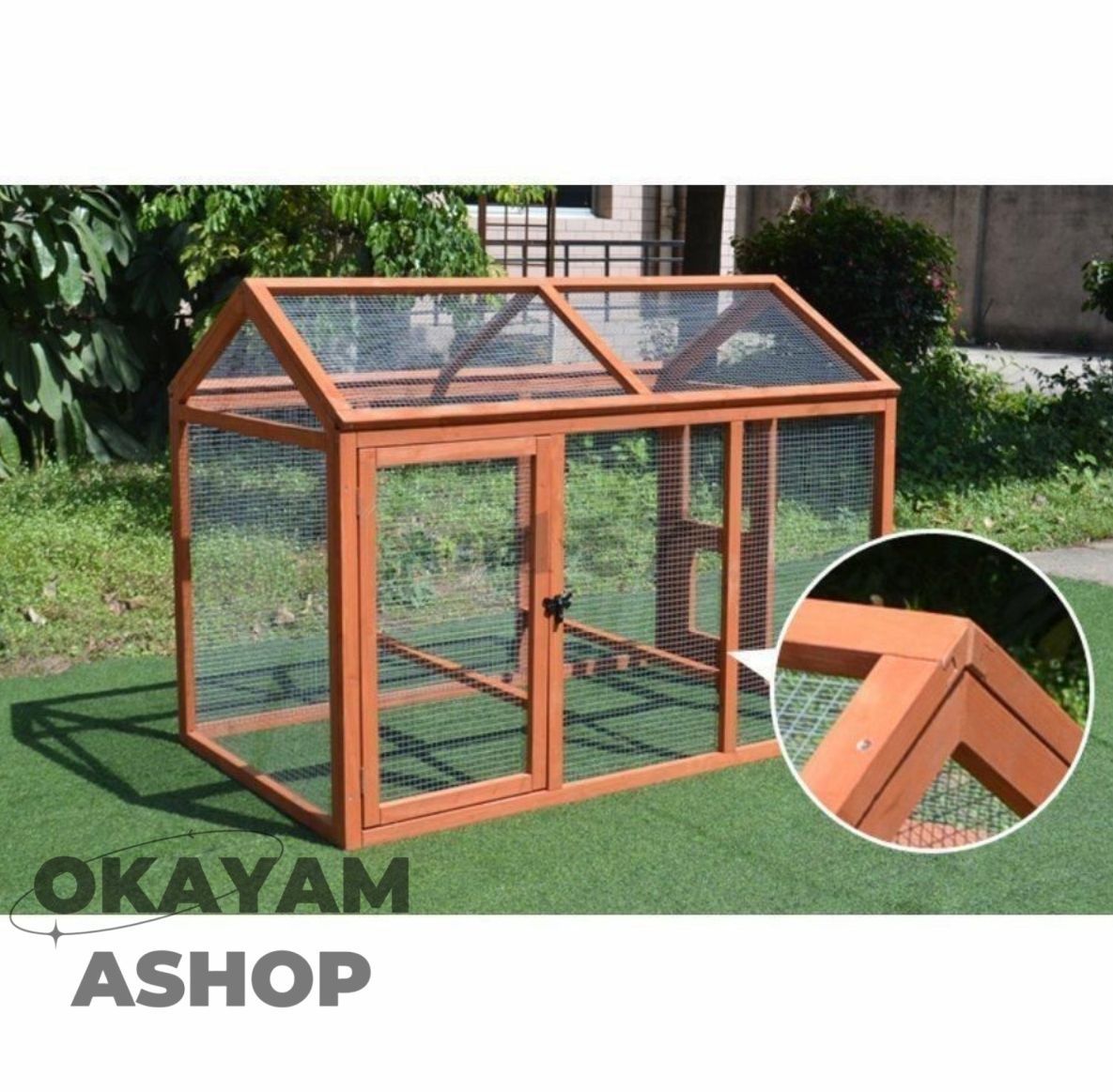 新品未使用大型 犬屋 猫 ペット ウサギ ニワトリ屋 アヒル 鳥かご