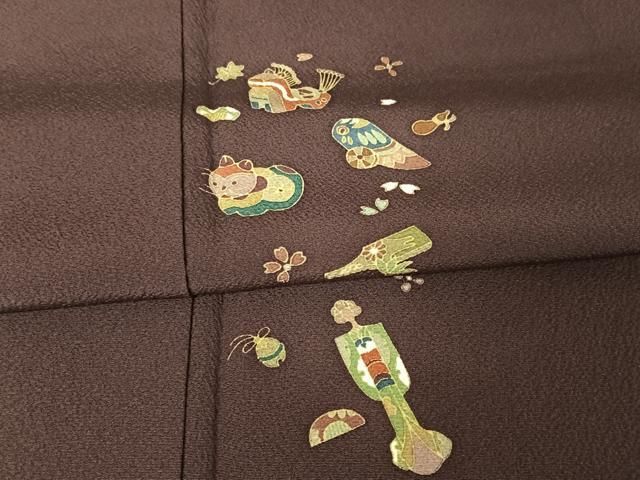 平和屋着物○訪問着 玩具文 やまと誂製 正絹 逸品 AAAW4239np - メルカリ