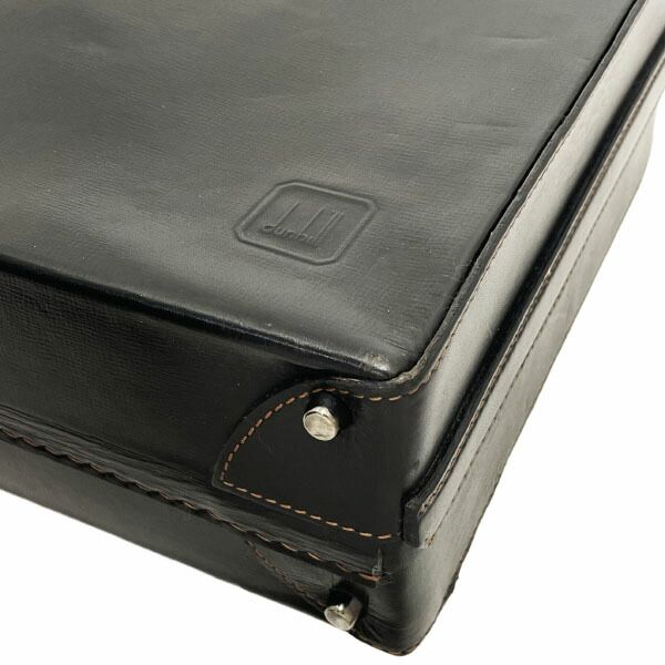 ダンヒル ブリーフケース アタッシュケース レザー 革 ブラック 黒 dunhill ヴィンテージ ビジネスバッグ 書類バッグ ハンドバッグ 手提げ バッグ バック カバン 鞄 メンズ 紳士 男性 WWW_KARIMZIABAT_FR