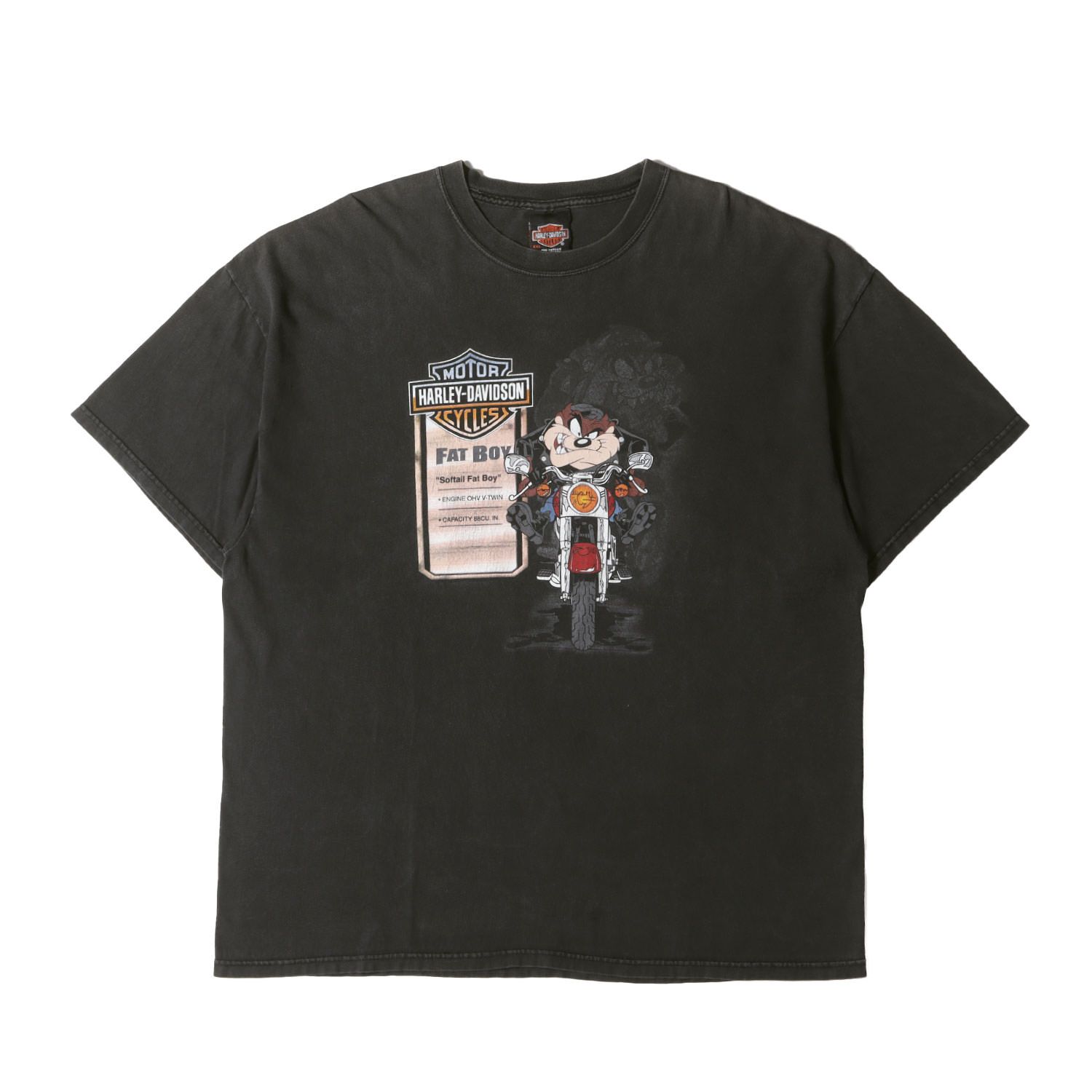 HARLEY-DAVIDSON ハーレーダビッドソン Tシャツ サイズ:XXL 00s R.K.STRATMAN キャラクター集合  タズマニアン・デビル クルーネック Tシャツ USA製 Hanesボディ ブラック 黒【メンズ】 - メルカリ