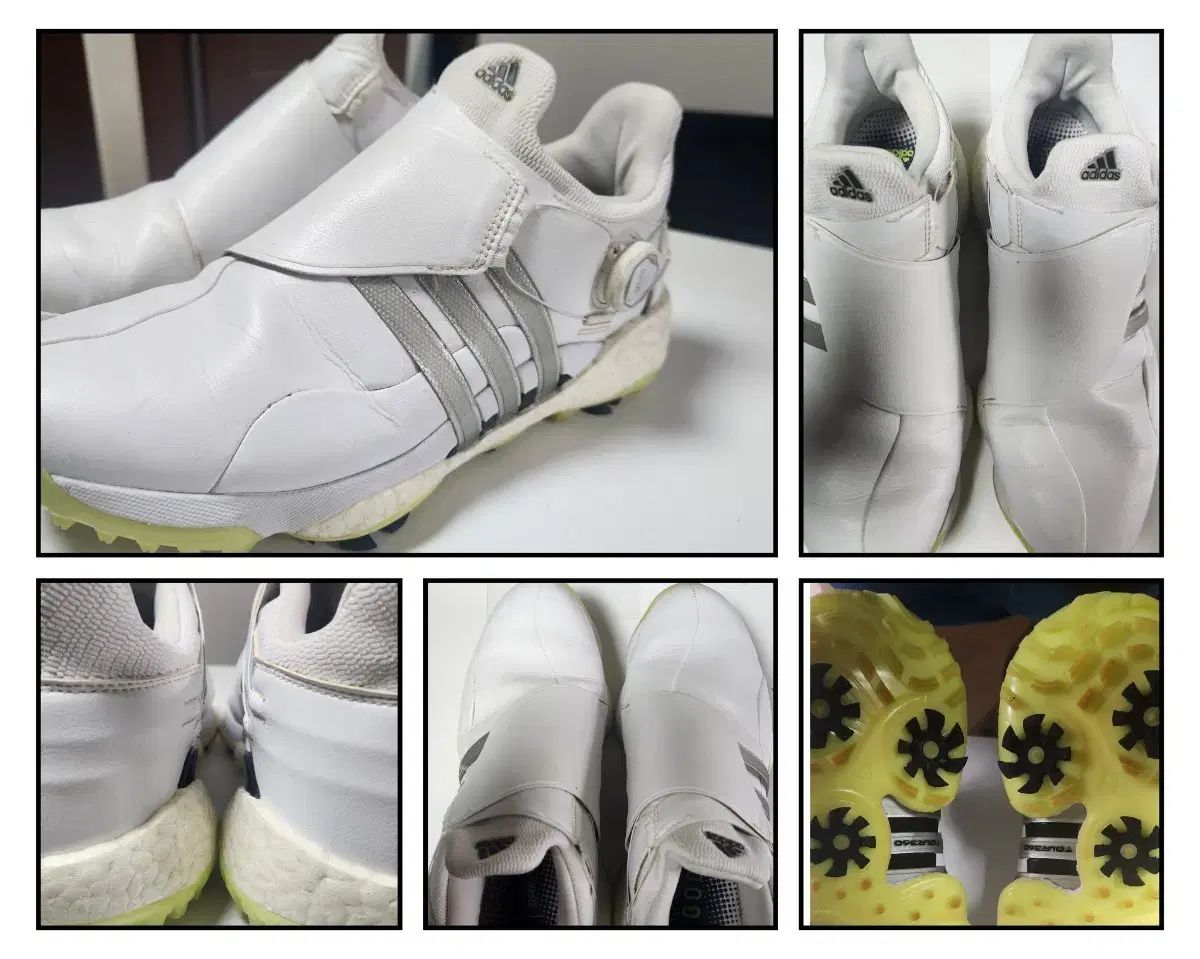 adidas アディダス ツアー 360 ゴルフシューズ 白 メンズ 無料配送