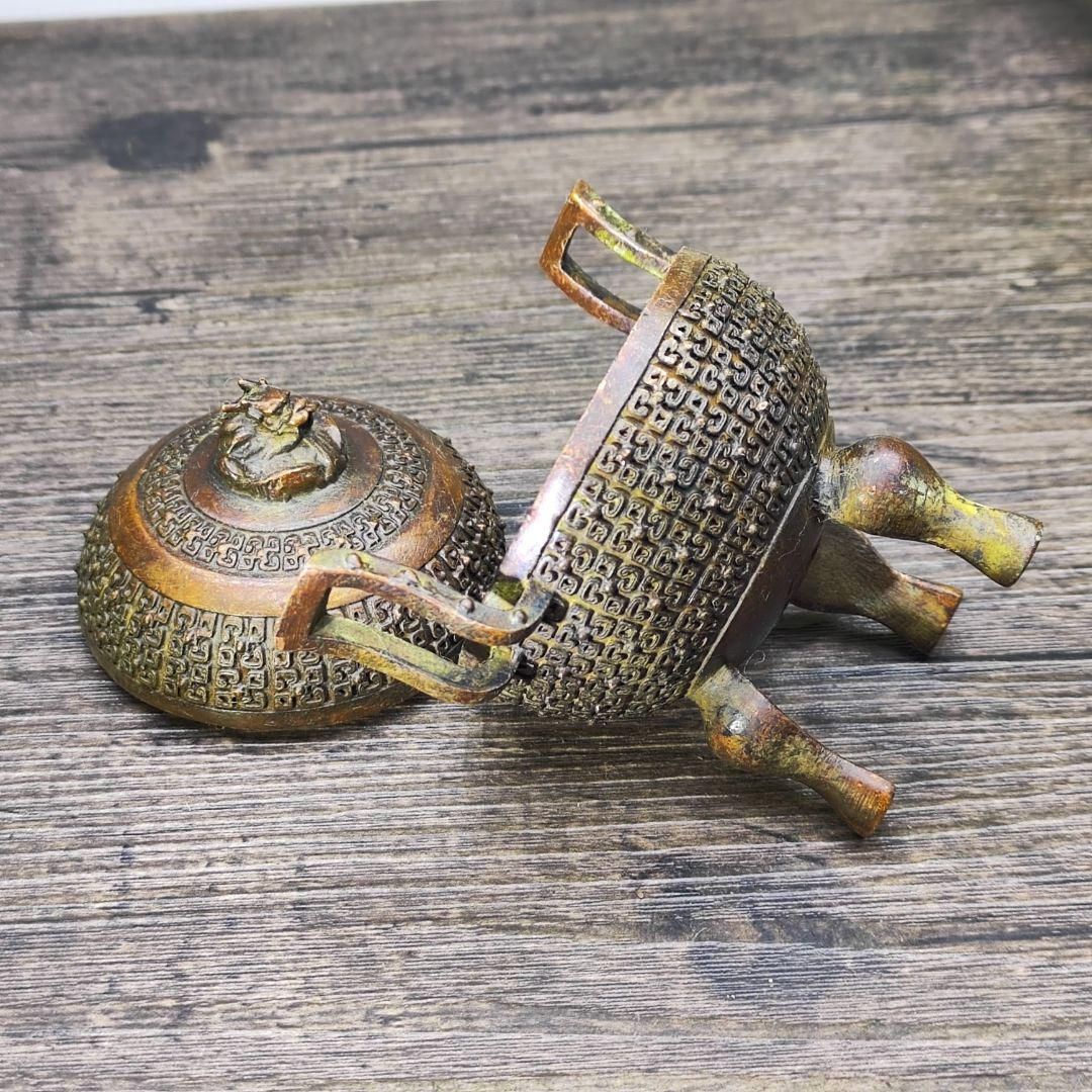 銅器 香炉 百宝炉 仏具 香道具 装飾品 工芸品 置物 - メルカリ