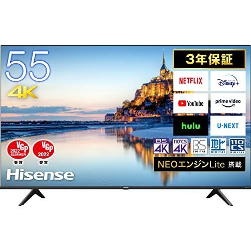 ハイセンス 43V型 4K液晶 テレビ 43E6K 2023年モデル ハイセンス 43V型