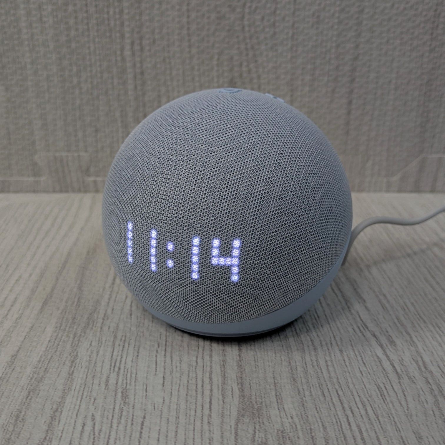 Amazon Echo dot with clock Alexa スマートスピーカー ブルー アマゾンエコードット クロック