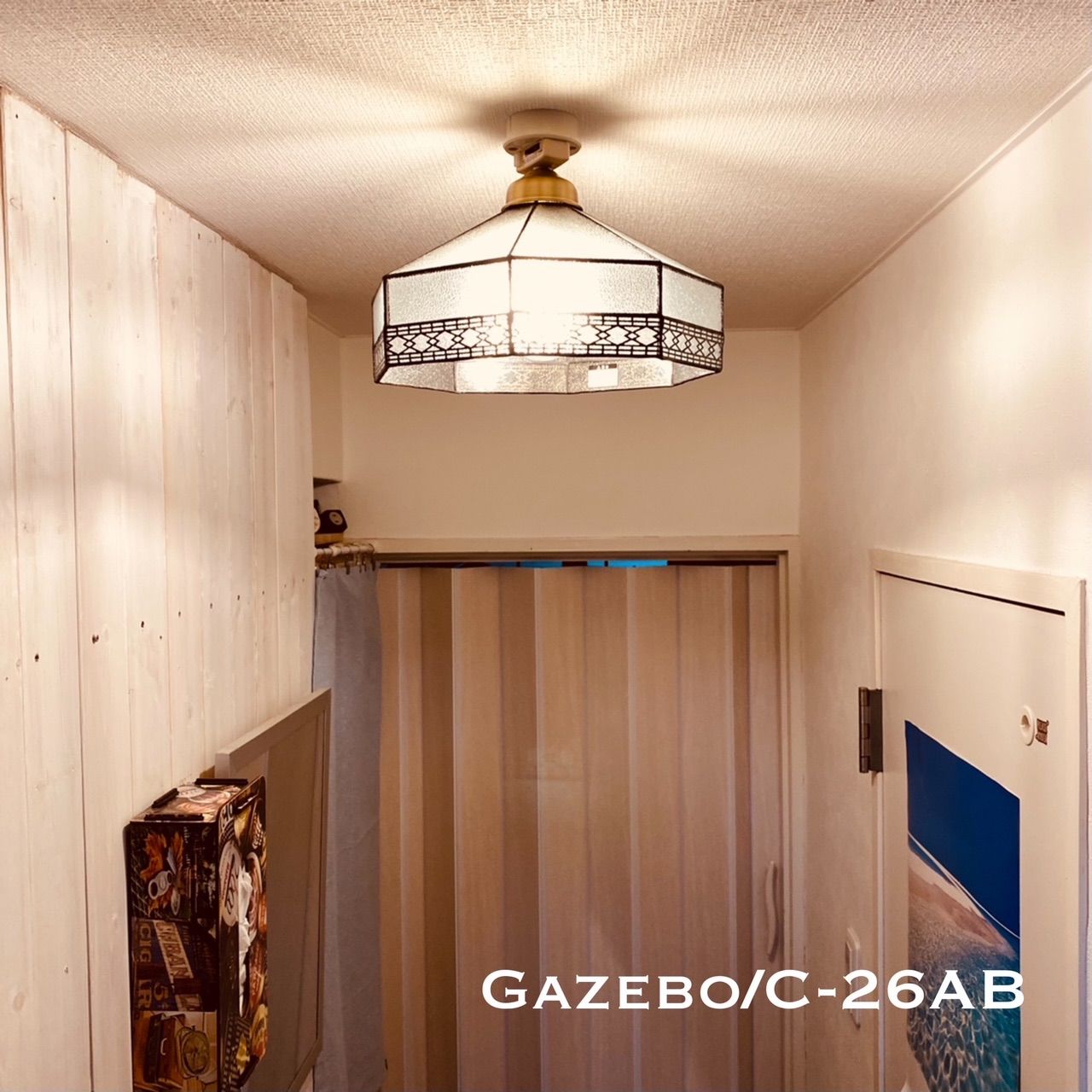 天井照明 Gazebo/CAB シーリングライト ガゼボ ステンドグラス 天井照明 Gazebo/CAB シーリングライト ガゼボ ステンドグラス