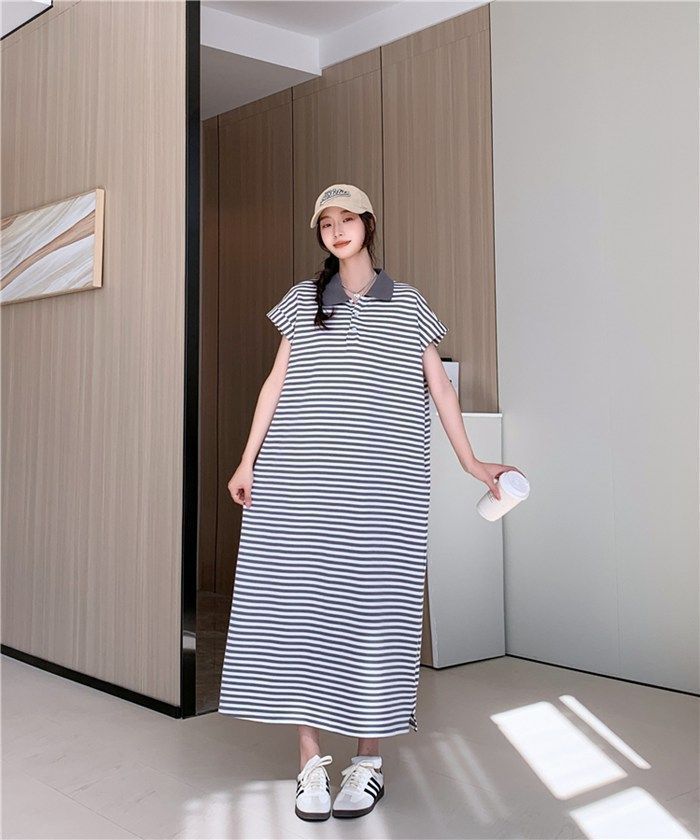 未使用品 TED BAKER テッドベイカー カットデザインドレス ブルー 裾