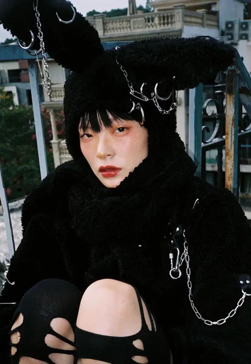 Cfierce うさぎ マフラー 帽子