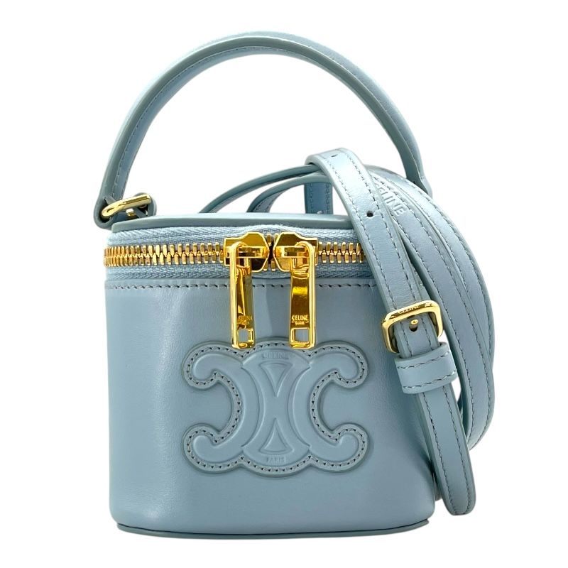 セリーヌ CELINE ミニ バニティケース キュイルトリオンフ