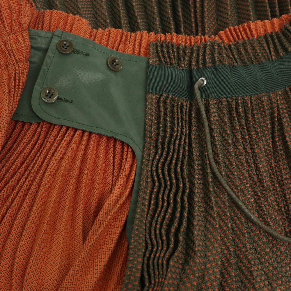 サカイ スカート レディース プリーツ ロングスカート アパレル ラップ  