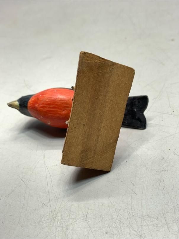 バードカービング　ウソ（♂） 希少 ウソ 鷽 バードカービング 野鳥彫刻 木彫りの野鳥 置物